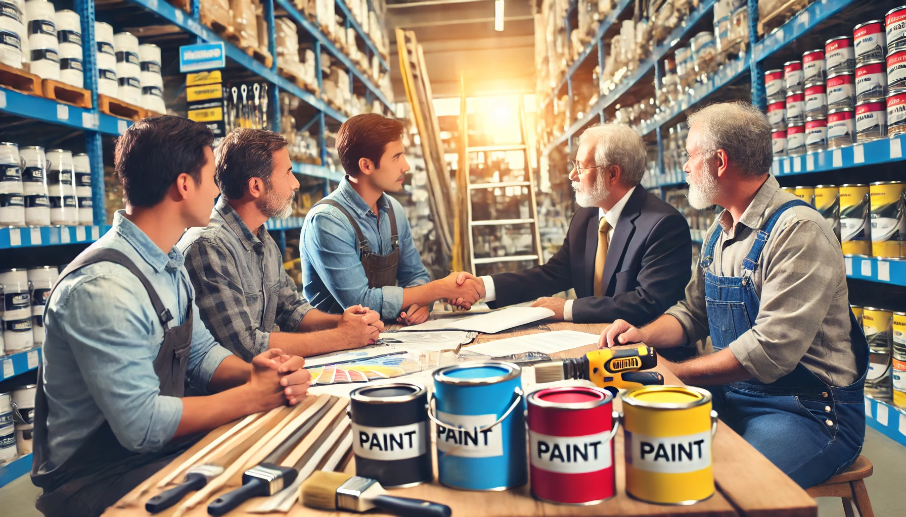 مبيعات محل الحدايد والبويات