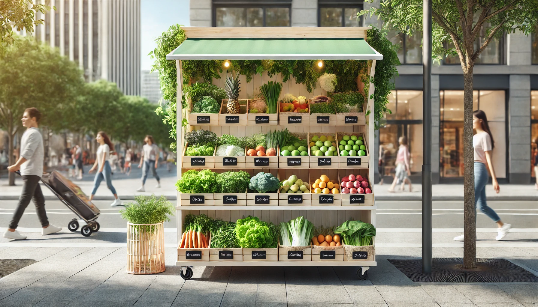 مبيعات الخضار والفاكهة