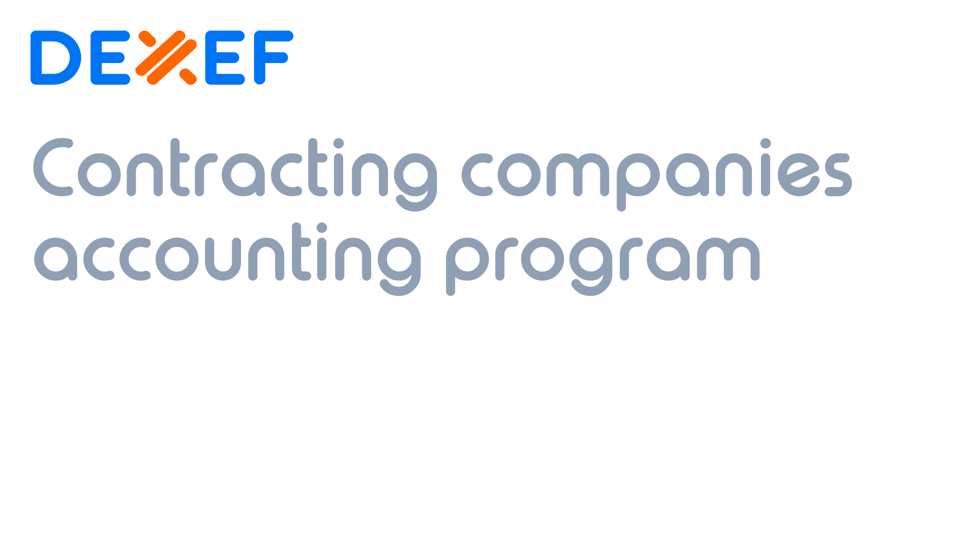 برنامج محاسبة شركات المقاولات