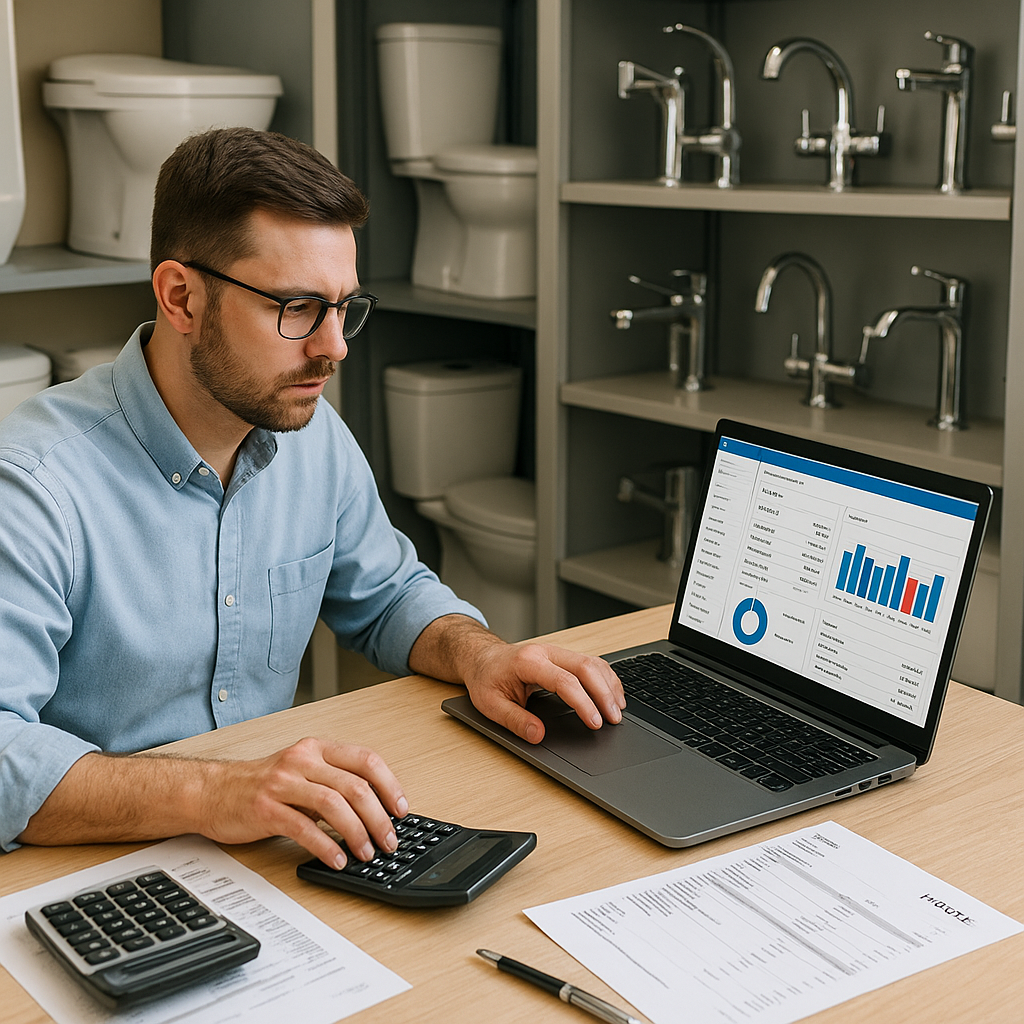 حسابات محلات الادوات الصحية