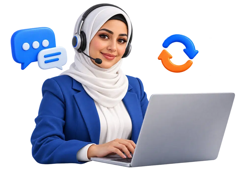 دعم العملاء لبرنامج إدارة الموارد البشرية HR