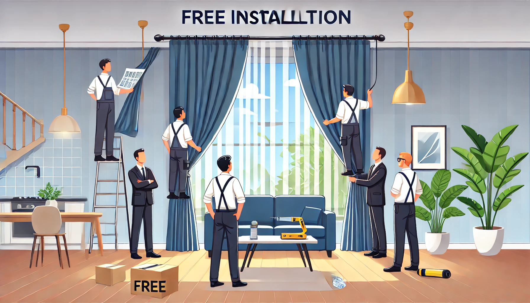 مبيعات الستائر