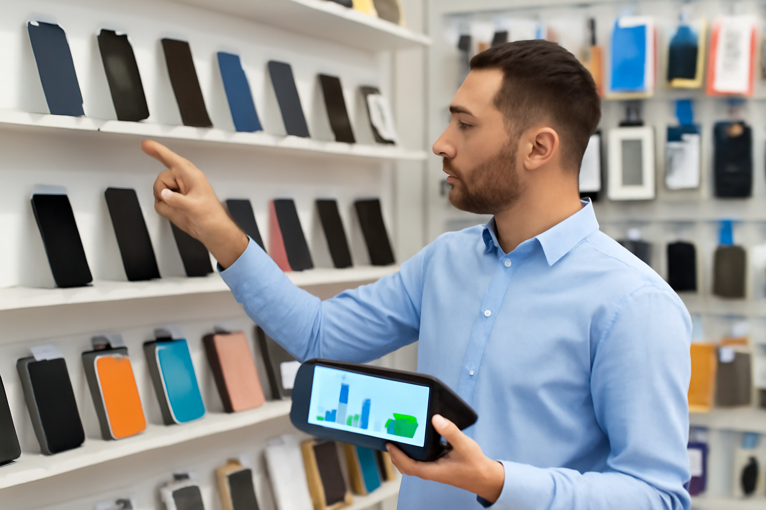 مخازن محلات الموبايلات