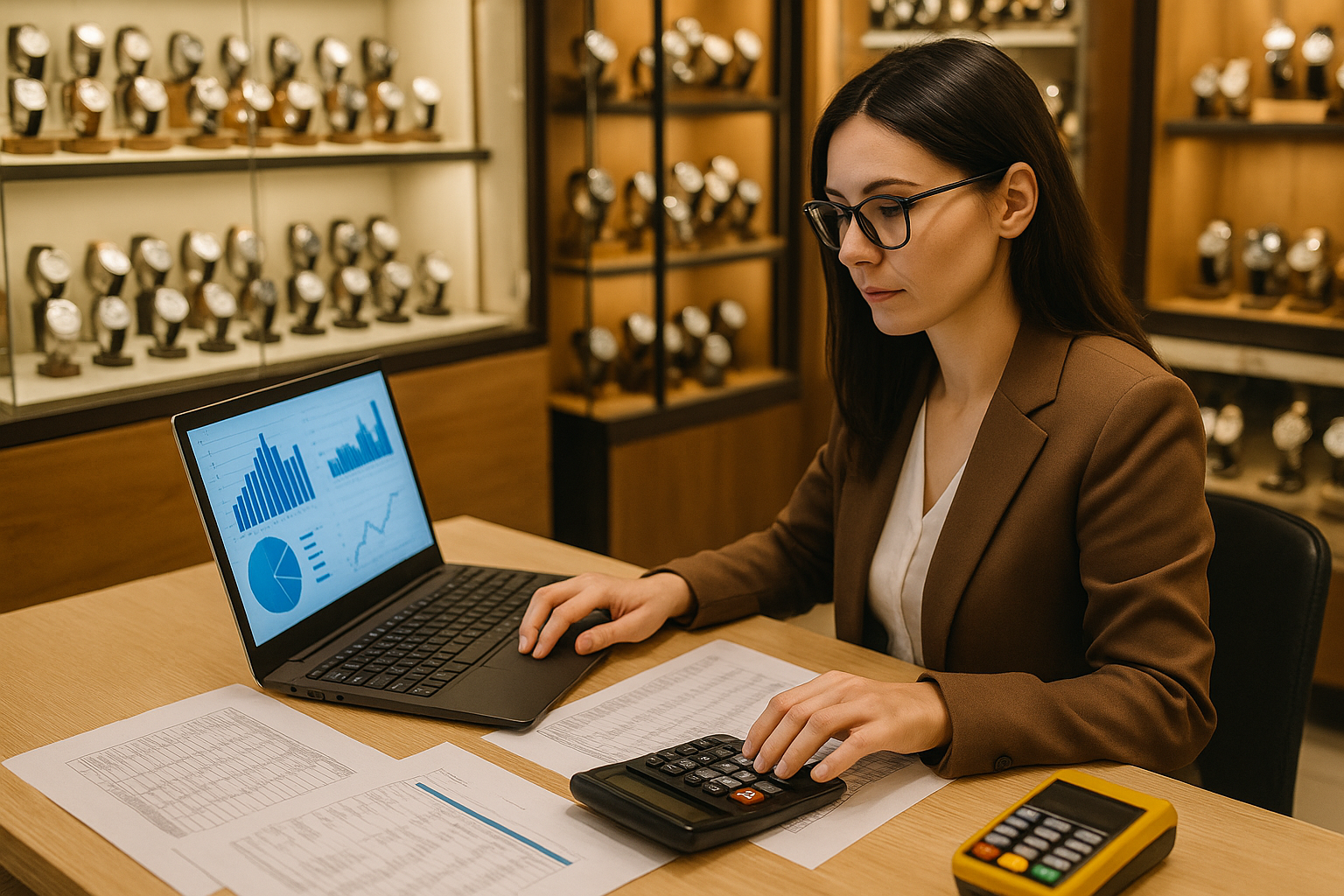 01. حسابات محلات الساعات 