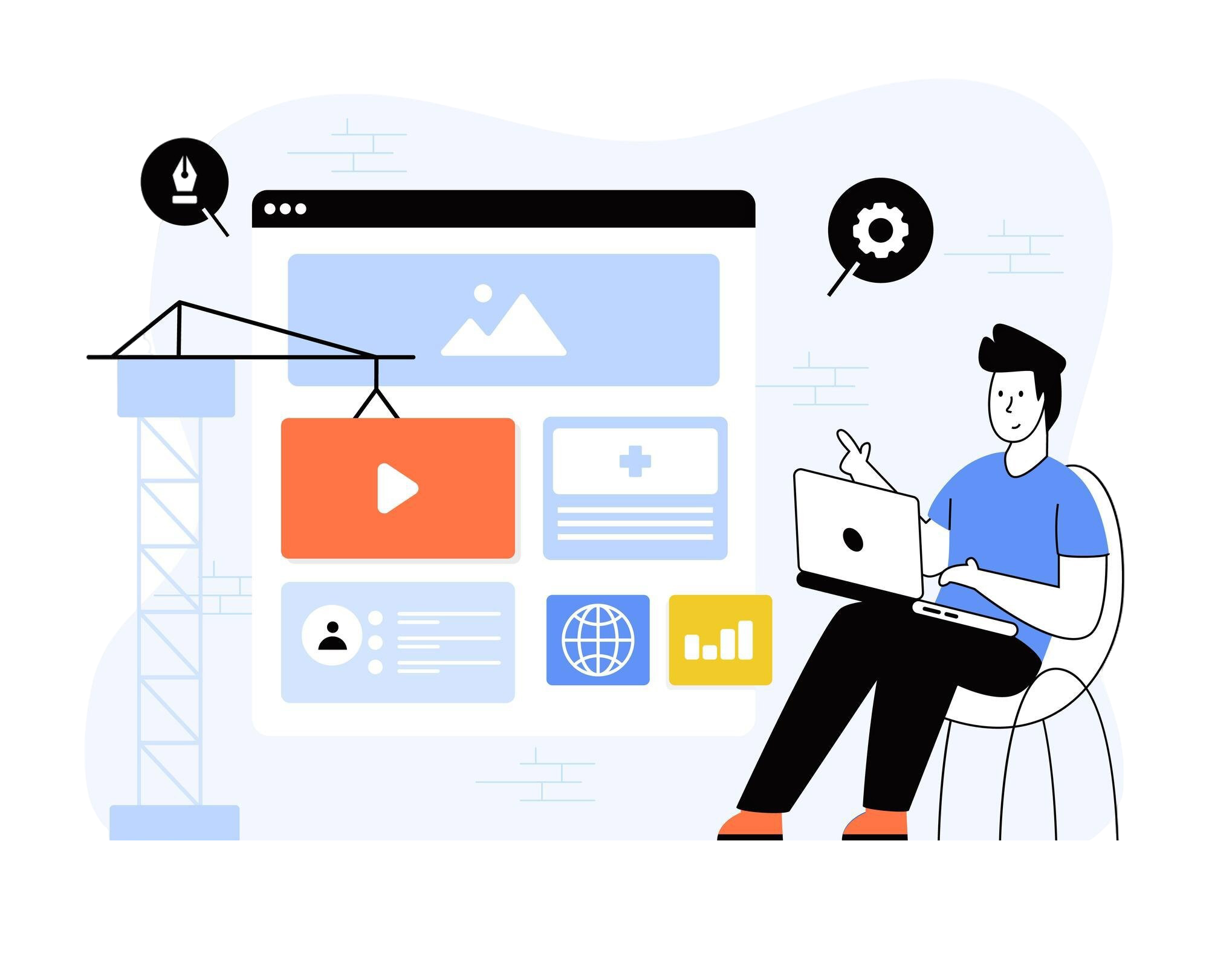 أنشئ موقعك مع أدوات التصميم والتسويق.