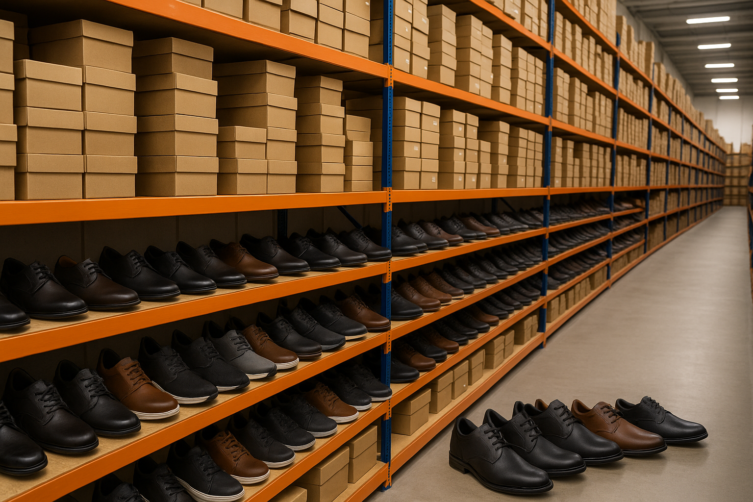01- مخزون أحذية رجالية
