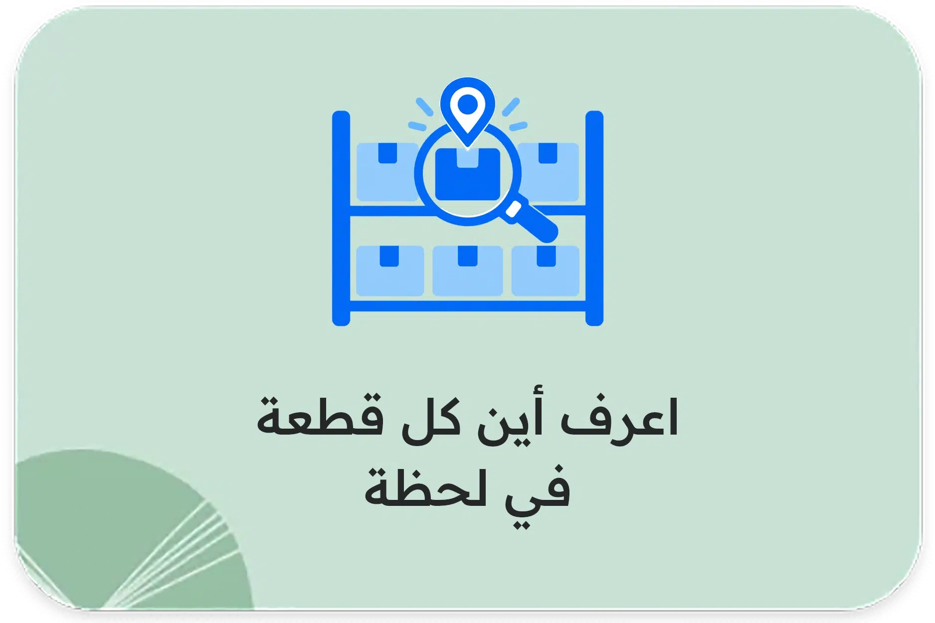 اعرف أين كل قطعة، في لحظة